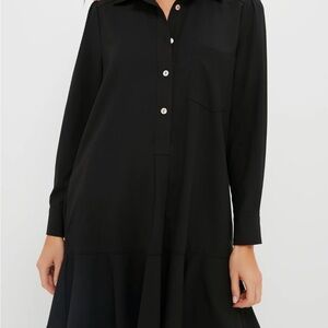 Tuckernuck Women’s XL Black Crepe Palmerston Tunic Dress Retail $168 New 123